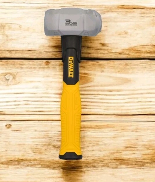 DeWalt 3lb Fiberglass Handle Steel Drilling Hammer