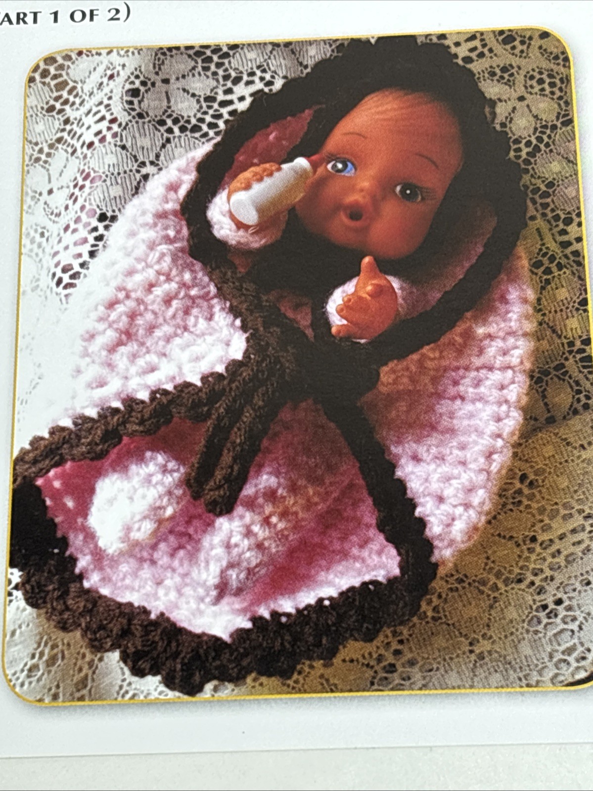 Cuddly Baby Puppet Crochet Pattern Cards Pages