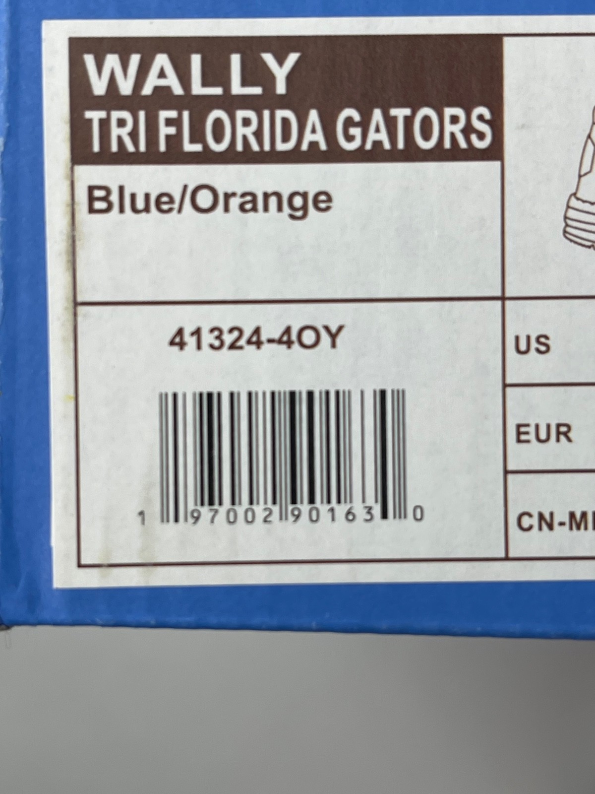 NEW Men’s Hey Dude UF Univ Florida GATORS blue orange 7 8 11 12 13 Wally shoe$75