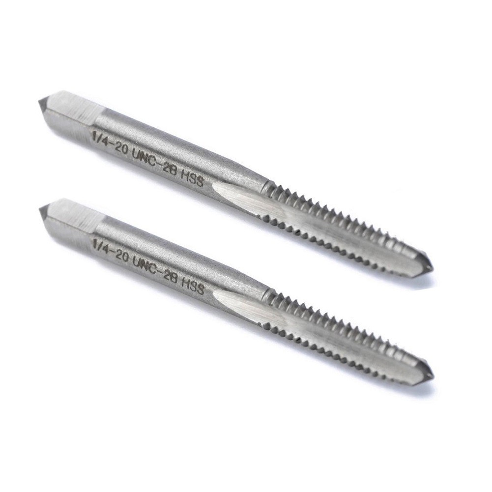 Enhanced Abrasion Resistance 2pcs HSS Spiral Tap for Long Service Life