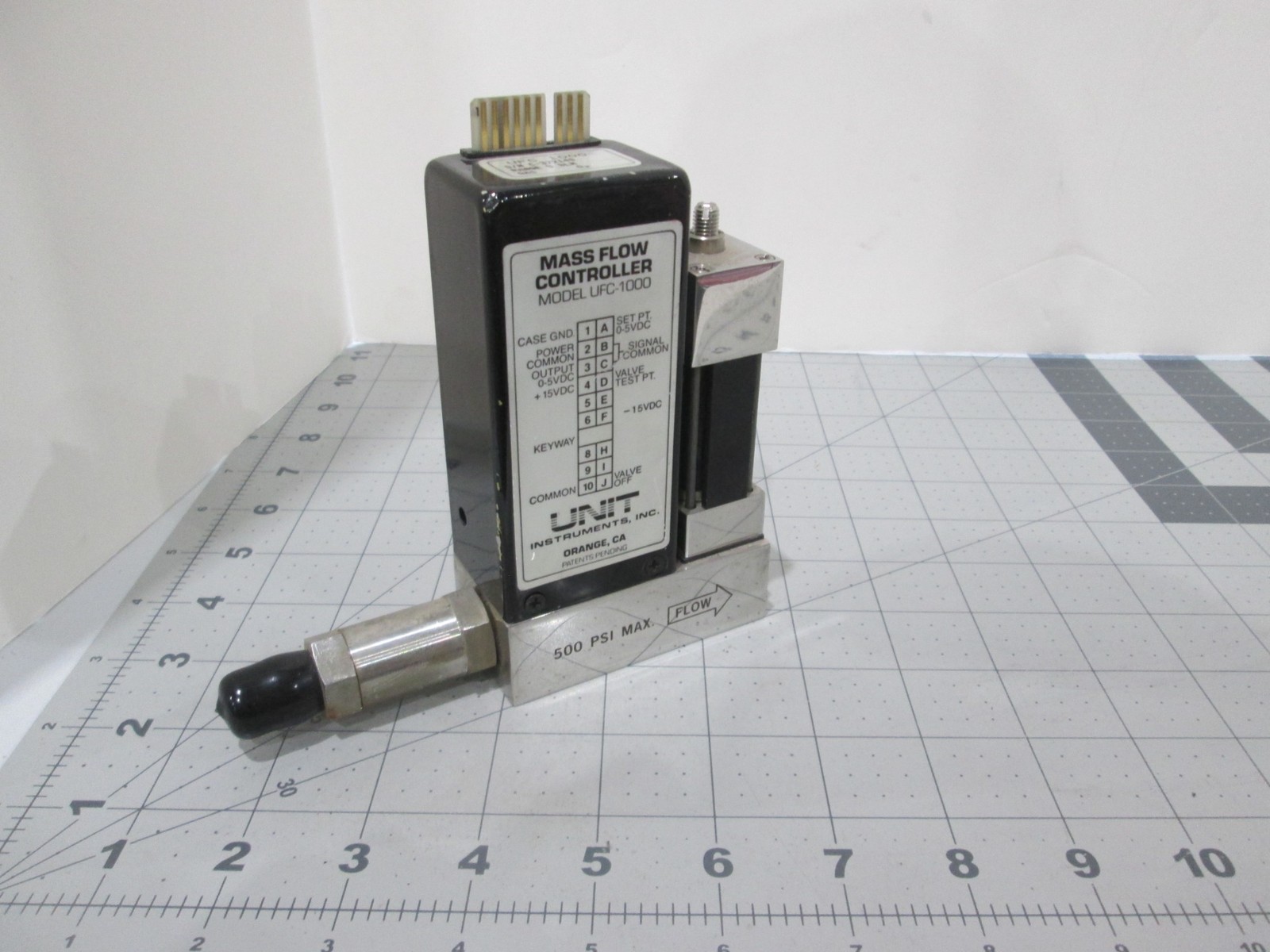 Unit, UFC-1000, Mass Flow Controller, O2, 5 SLM, Used