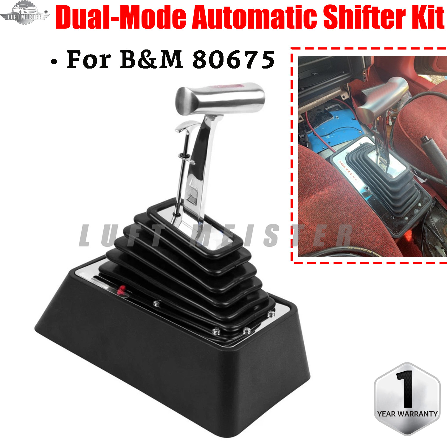Fit B&M 80675 Automatic Shifter StarShifter Universal TH400/TH350/TH250/TH200