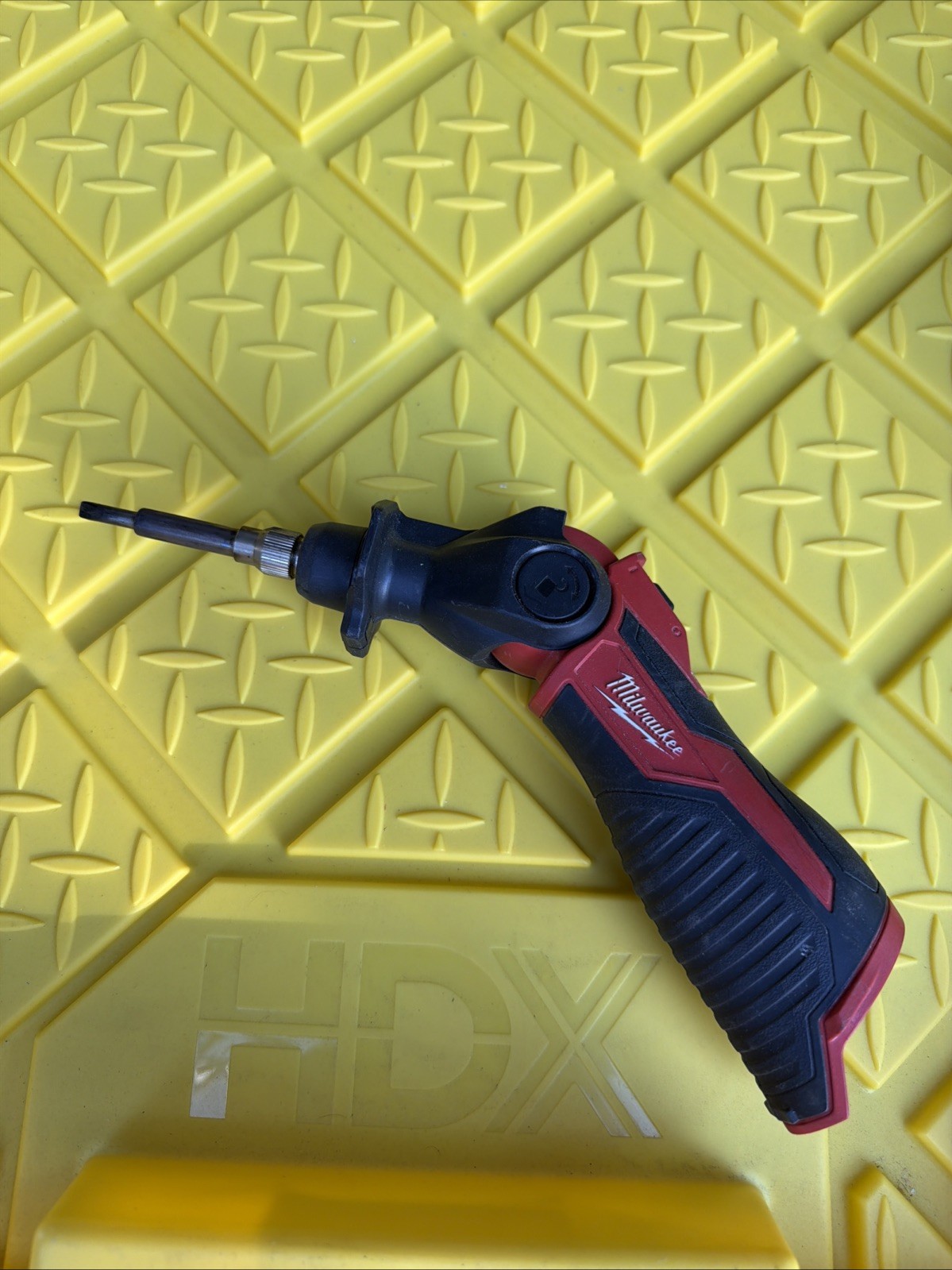 Milwaukee  2488-20 M12 Cordless Soldering Iron, 3-Stop Pivoting Head (Bare Tool)
