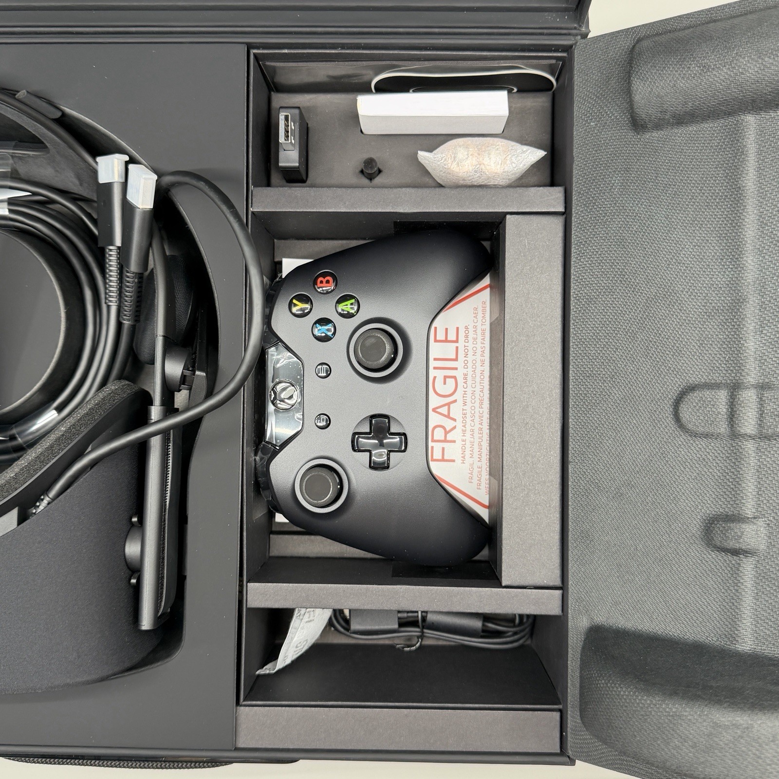 Oculus Rift CV1 VR Headset + Touch Controllers Open Box Never Used Complete Set