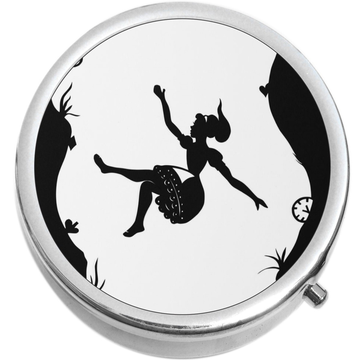 Alice Down the Rabbit Hole Medical Pill Box Medicine Pill Box