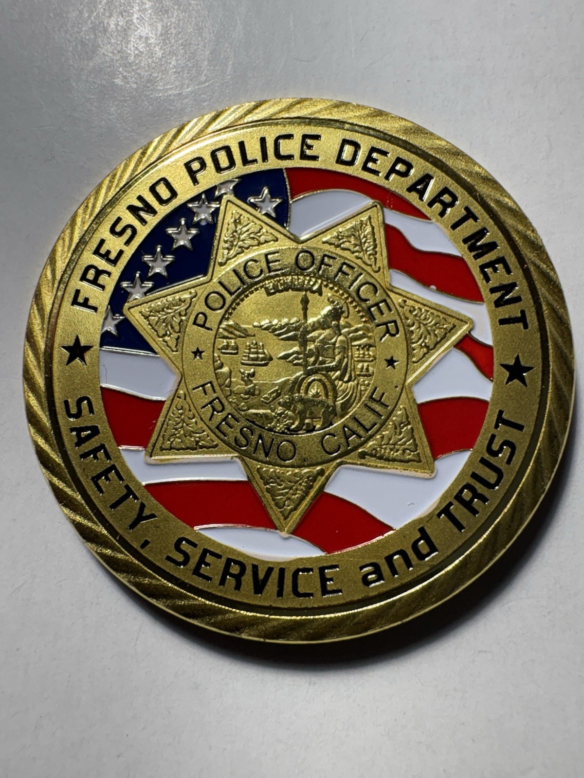 Fresno Police Challenge Coin