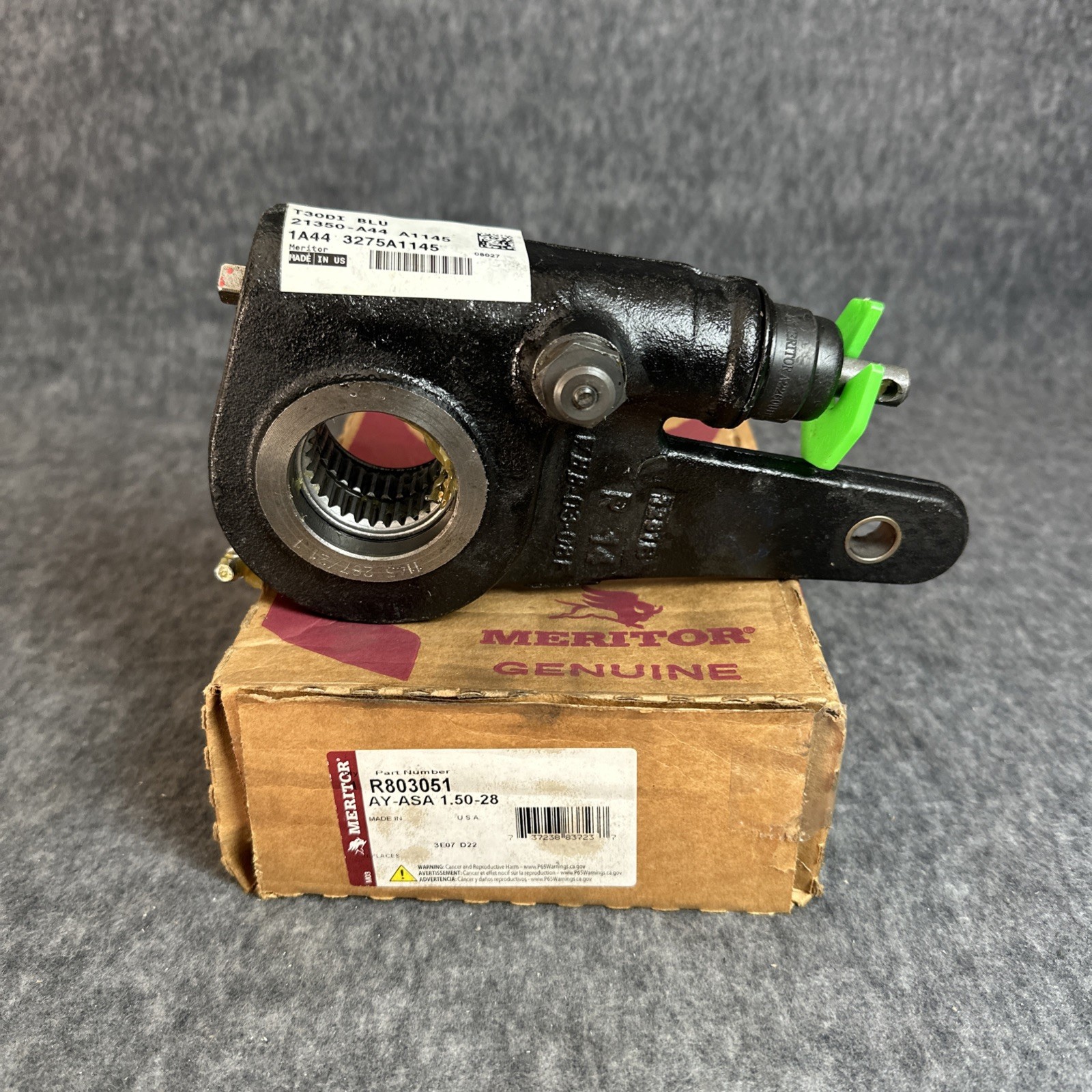 Genuine MERITOR R803051 Automatic Slack Adjuster AY-ASA 1.50-28 NEW OPEN BOX