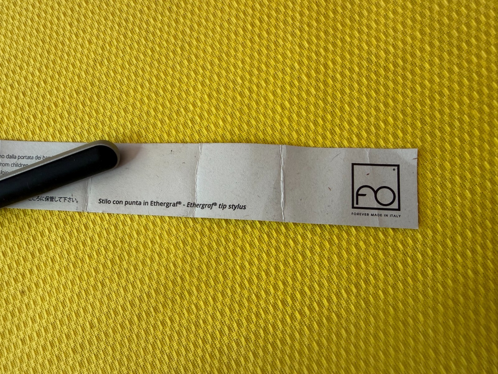 Pirinfarina Stylus-apparently never used except to test