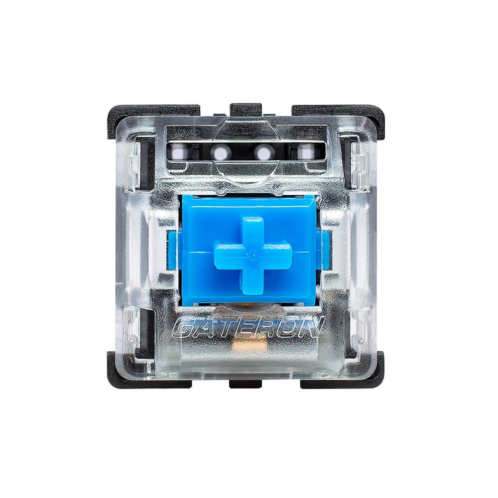 65 PCS KS8 Blue Switches Mechanical Keyboards 3Pin Clicky Tactile DIY