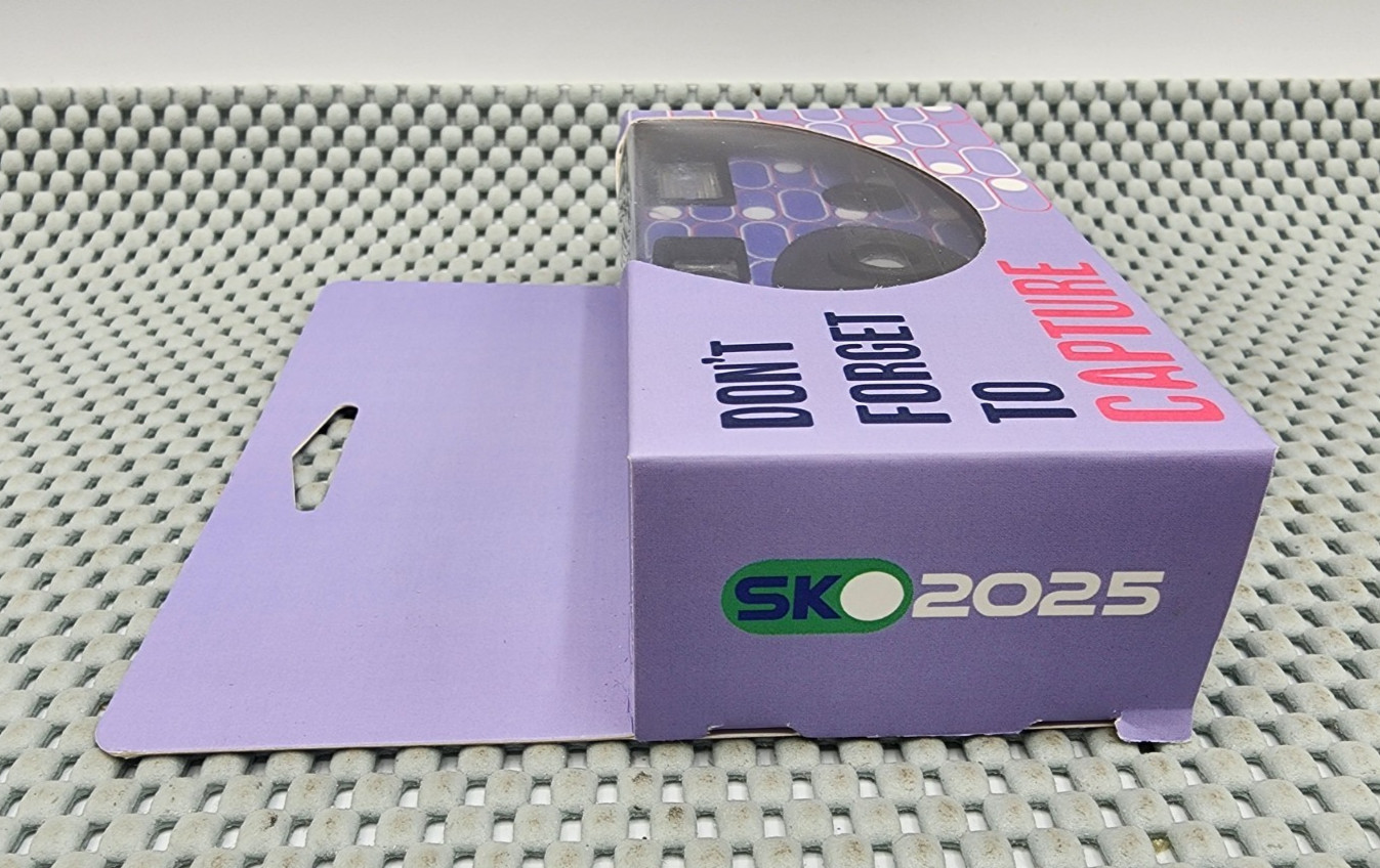 SKO 2025 Disposable Camera – Rare 12 Exposures NEW Scaleops