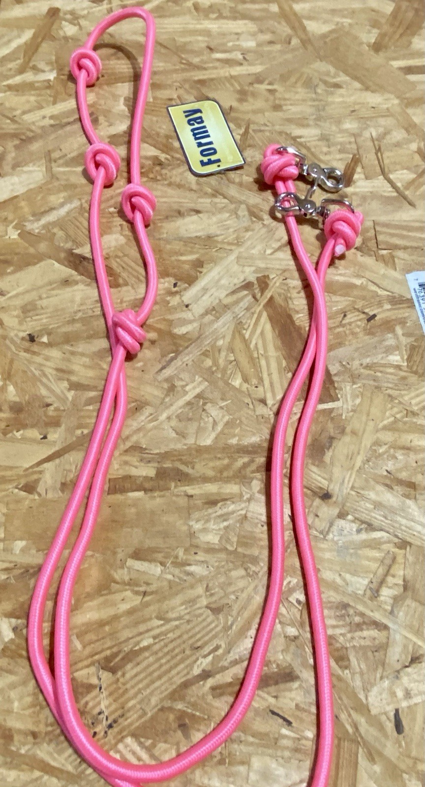 Formay 8 foot barrel rope rein, Pink, NWT