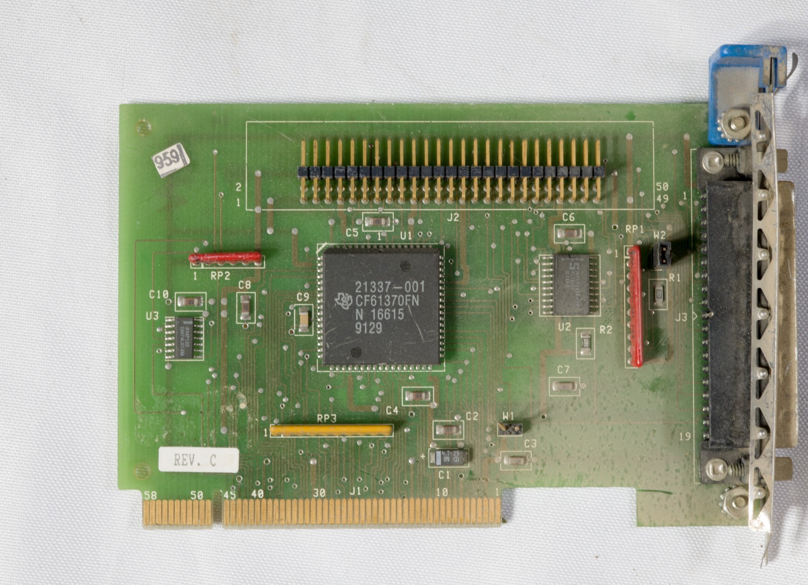 Vintage Tecmar Wangtek 33577-001 QIC-02 interface 16 bit microchannel ISAD24