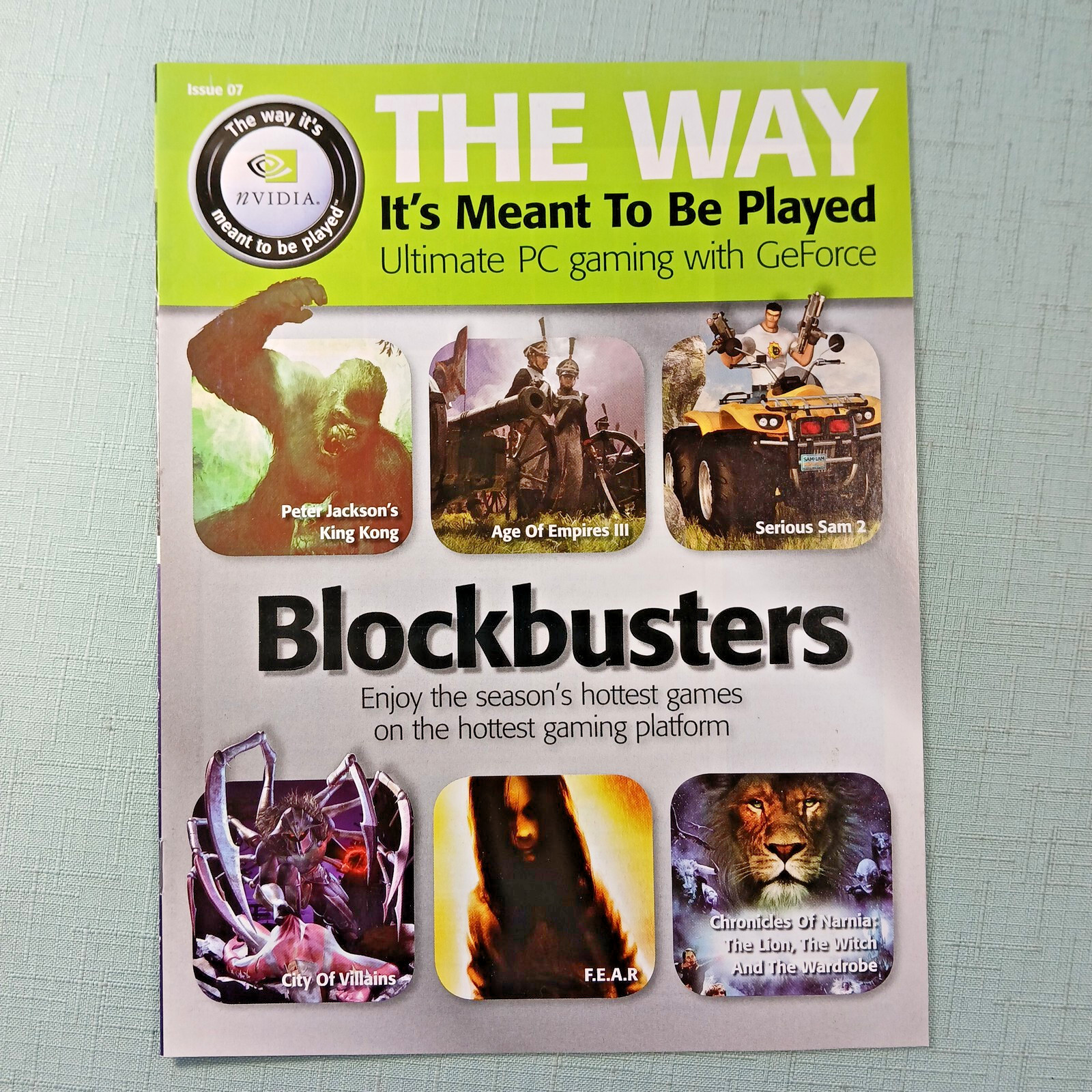 nVidia THE WAY Its Meant To Be Played Issue 7 RARE Magazine Only