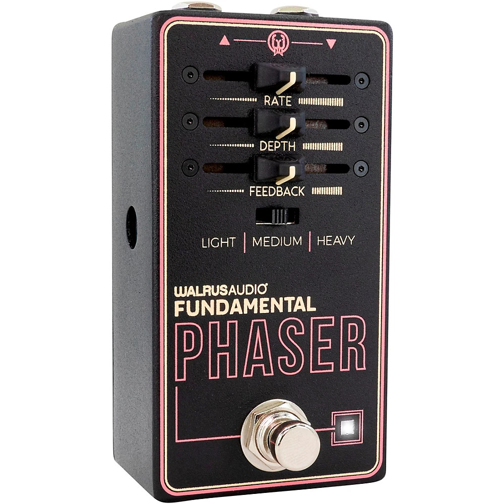 Walrus Audio Fundamental Series: Phaser Effects Pedal Black