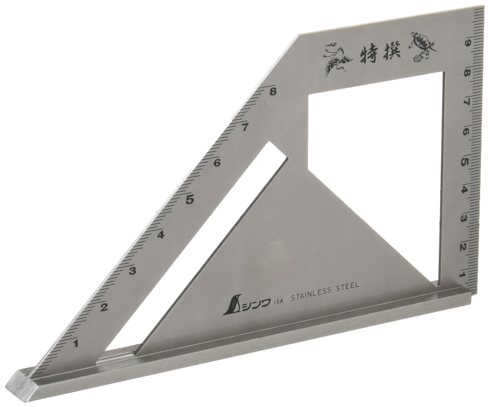 Shinwa Sokutei ANGLE SCRIBING SQUARE 62081 Japan Import Measuring Tool Rule