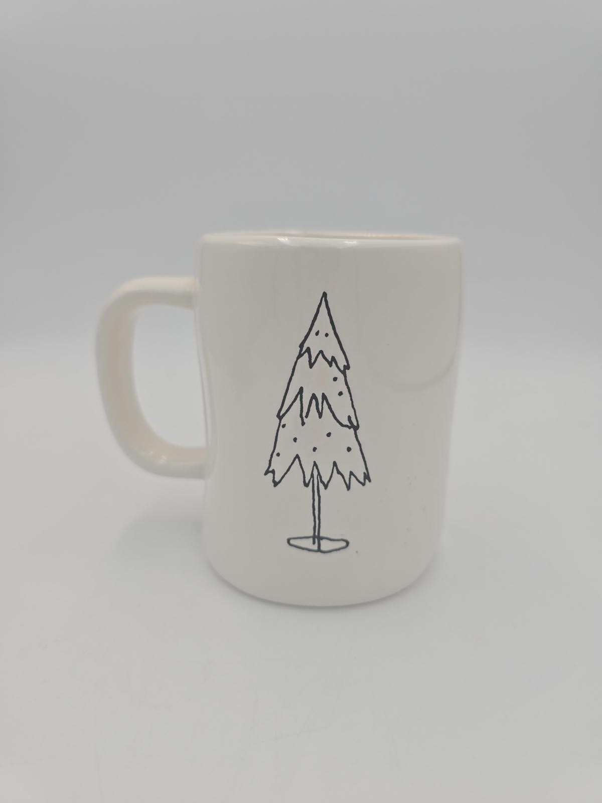 Rae Dunn Deck The Halls Two-Sided Christmas Mug