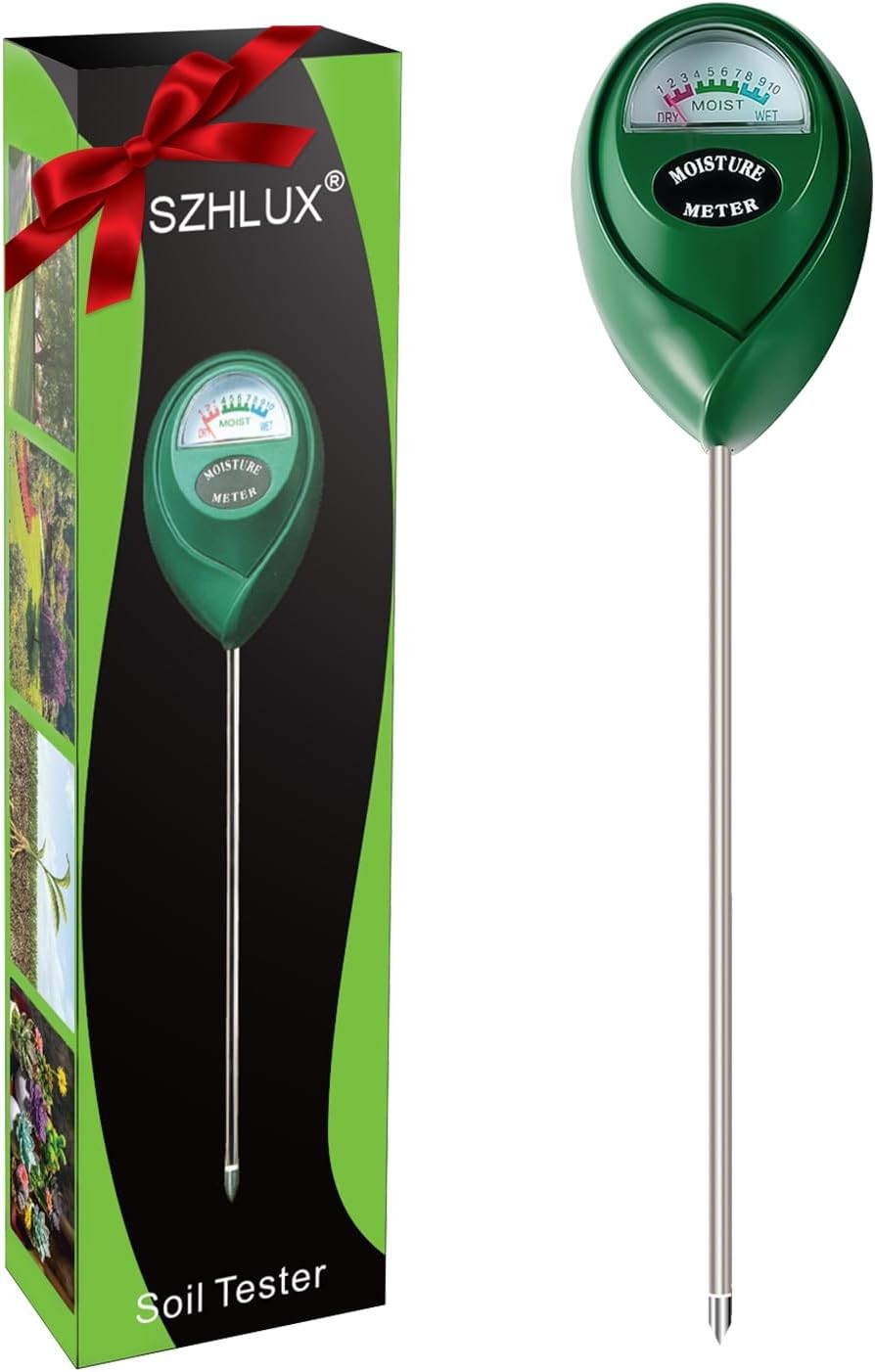Moisture Meter Water Monitor Soil Hygrometer Sensor Care, Lawn, Farm, Indoor & O