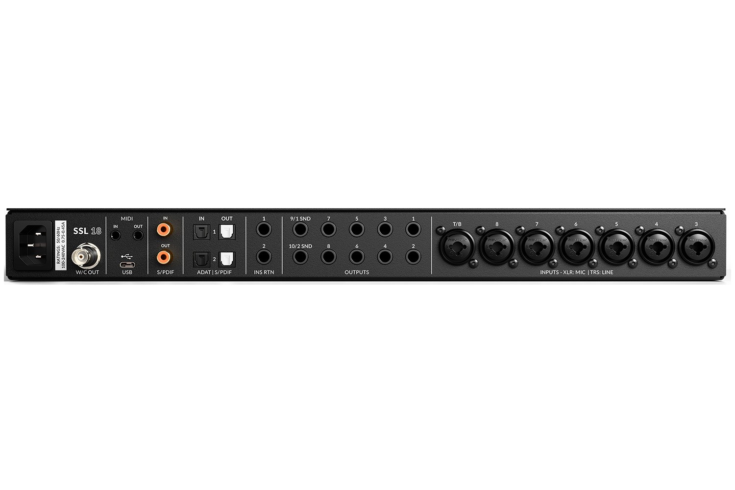 Solid State Logic SSL 18 26-in/28-out USB Audio Interface