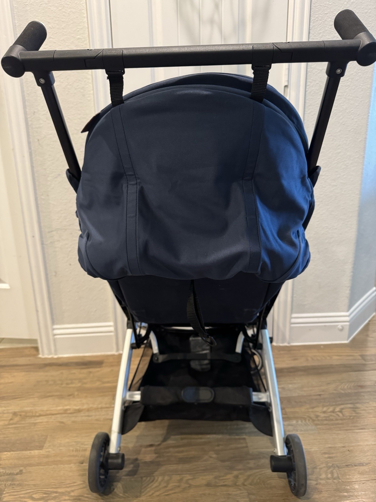 gb Pockit+ All-City Lightweight Single Stroller Blue Five-Point Harness