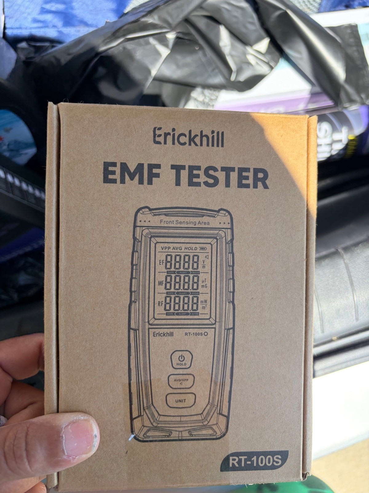 ERICKHILL RT-100S  EMF Tester - Professional Electromagnetic Field Meter-NEW