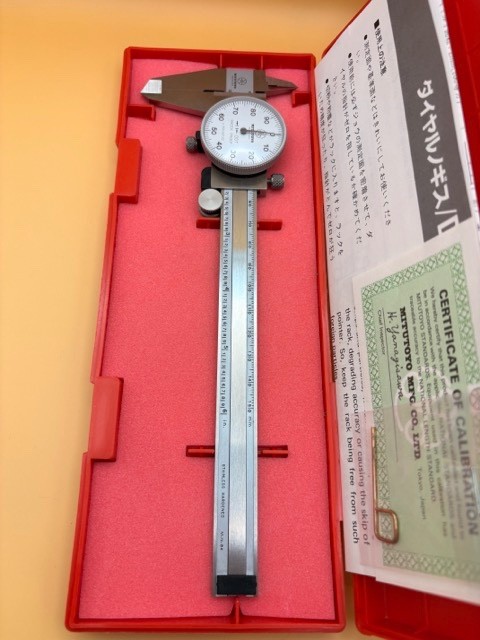 Mitutoyo dial caliper 505-637-50 New - open box. Never used.