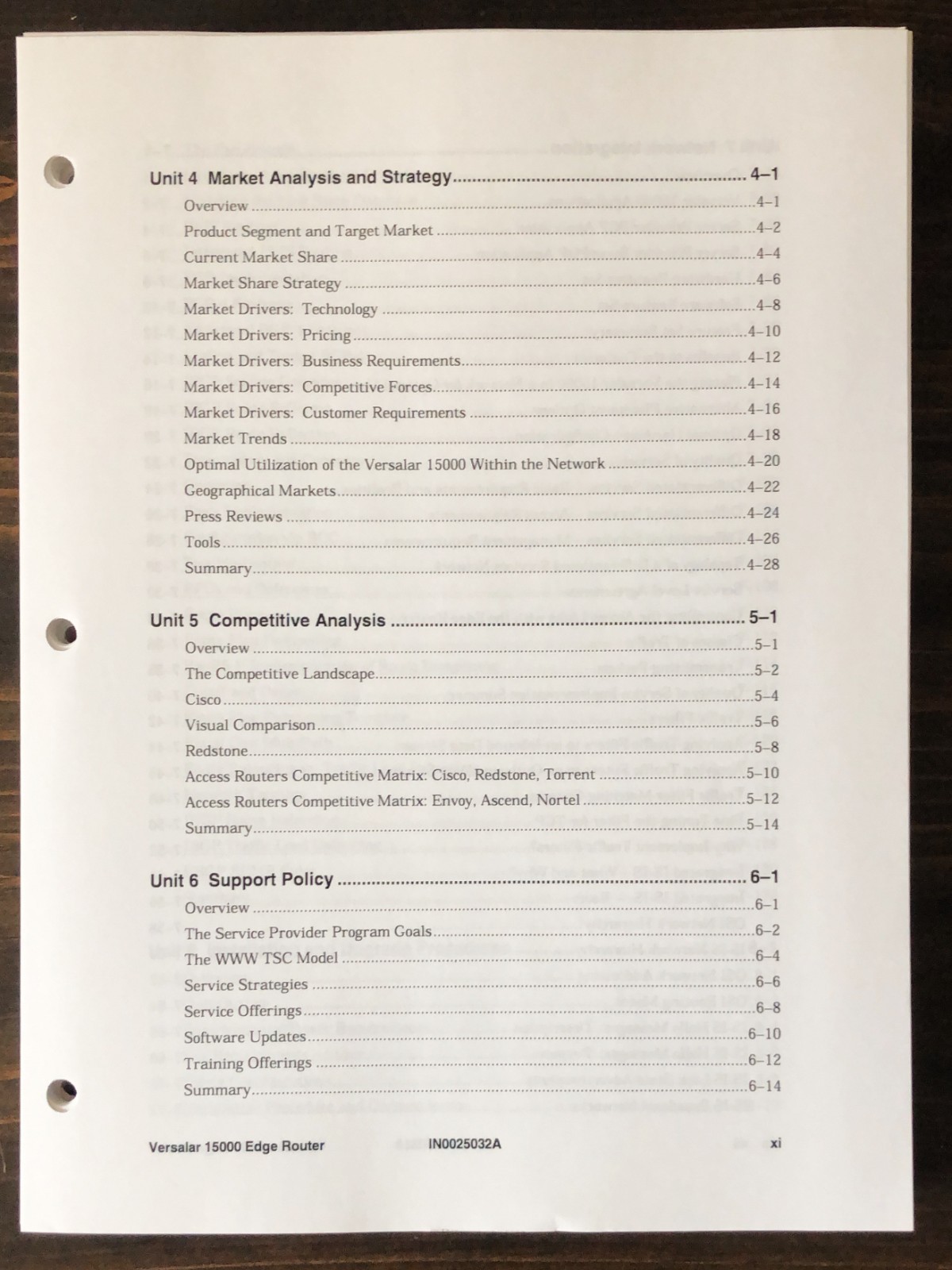 Nortel Networks - Versalar 15000 Edge Router - Training Course Student Guide