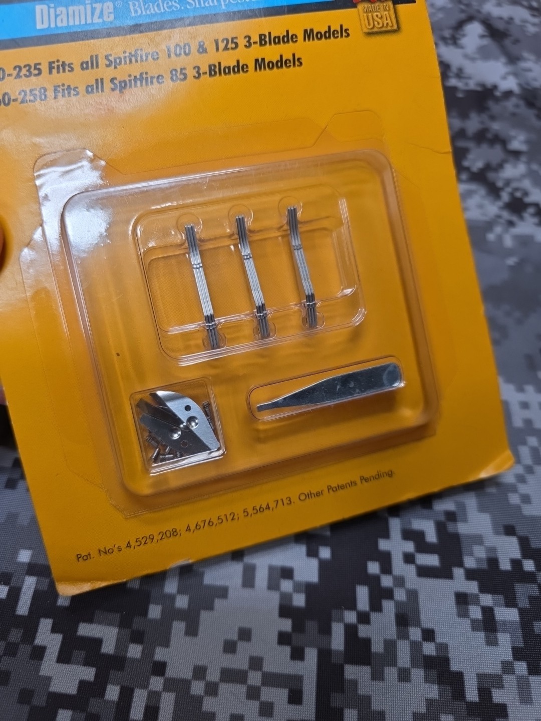 NAP SPITFIRE MECHANICAL BROADHEAD REPLACEMENT BLADE KIT 100 125 GRAIN 3 BLADE