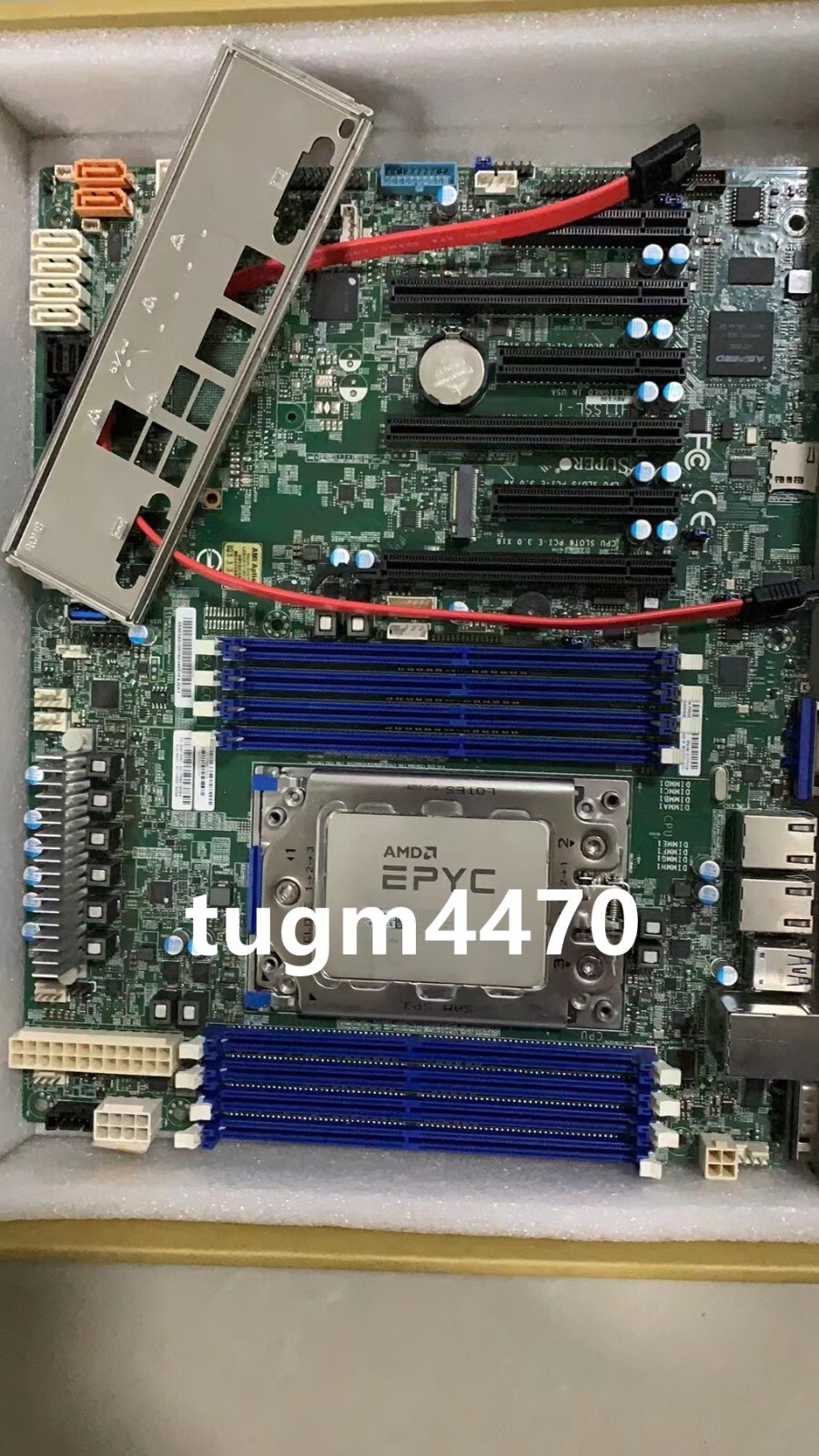 AMD EPYC 7302p+ Supermicro H11SSL-i version 2.0+4u cooler combo