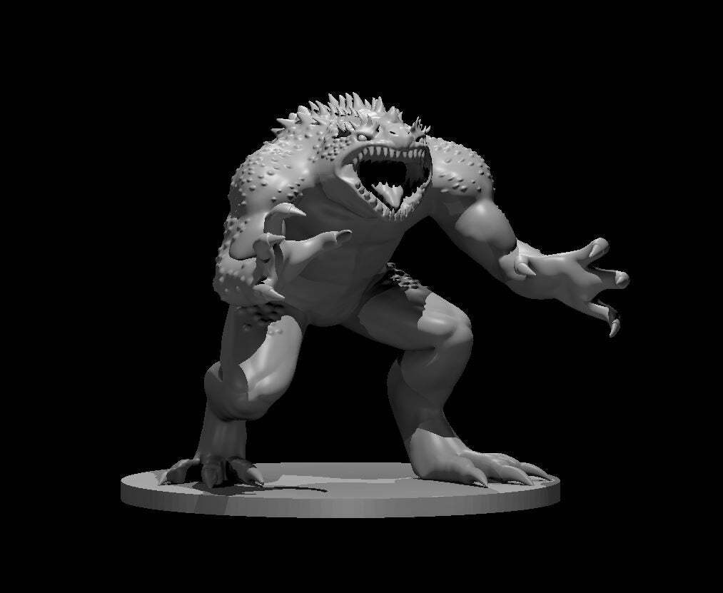 Demon Hezrou Mini - DND - Pathfinder - Dungeons & Dragons - RPG - Tabletop - mz4