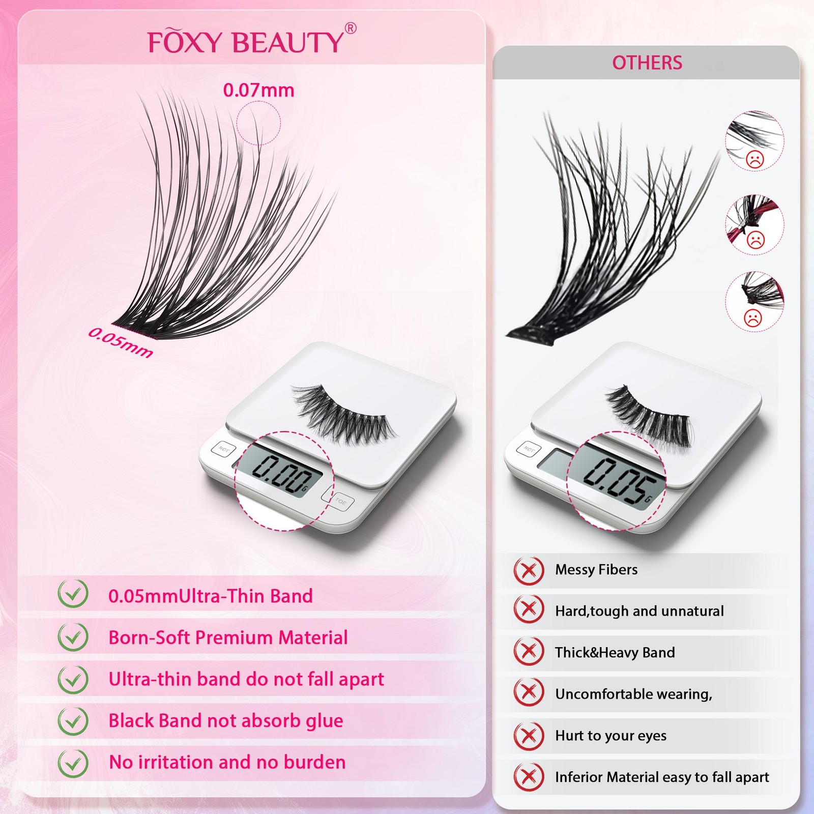 Waltz Lash Clusters Kit - Lash Clusters Lashes D Curl Eyelash Clusters Lash E...