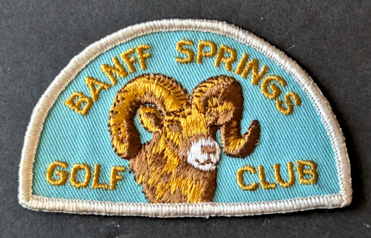 vtg - BANFF SPRINGS GOLF CLUB gc - Patch - Canada
