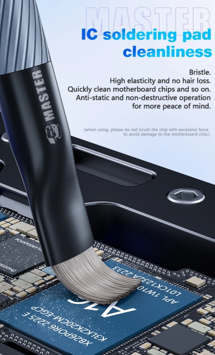 Mechanic Glue Remover Brush MANE BRUSH Cleaning Tool Motherboard Cell Phone