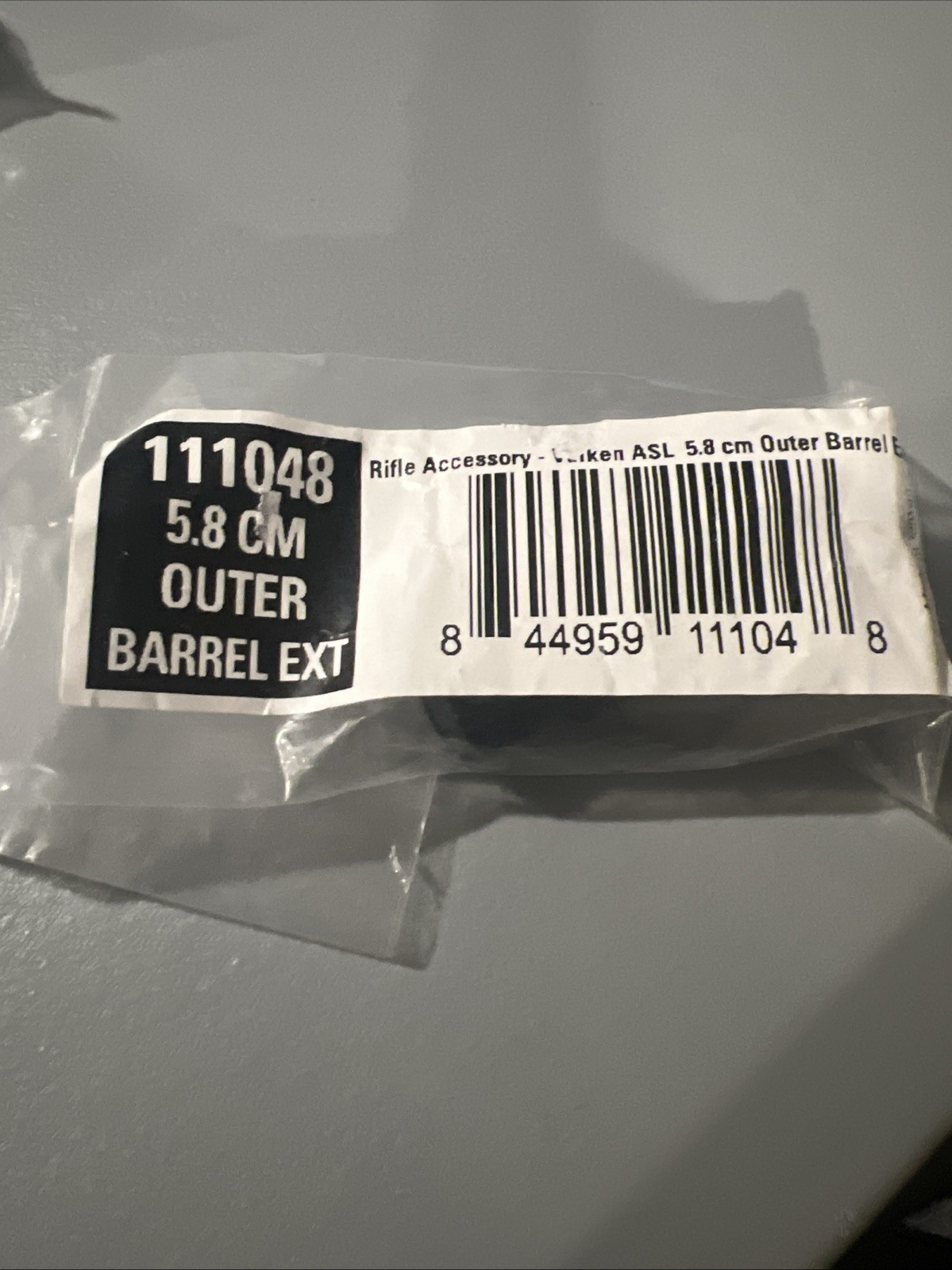 Valken ASL 5.8cm Outer Barrel Extension Black