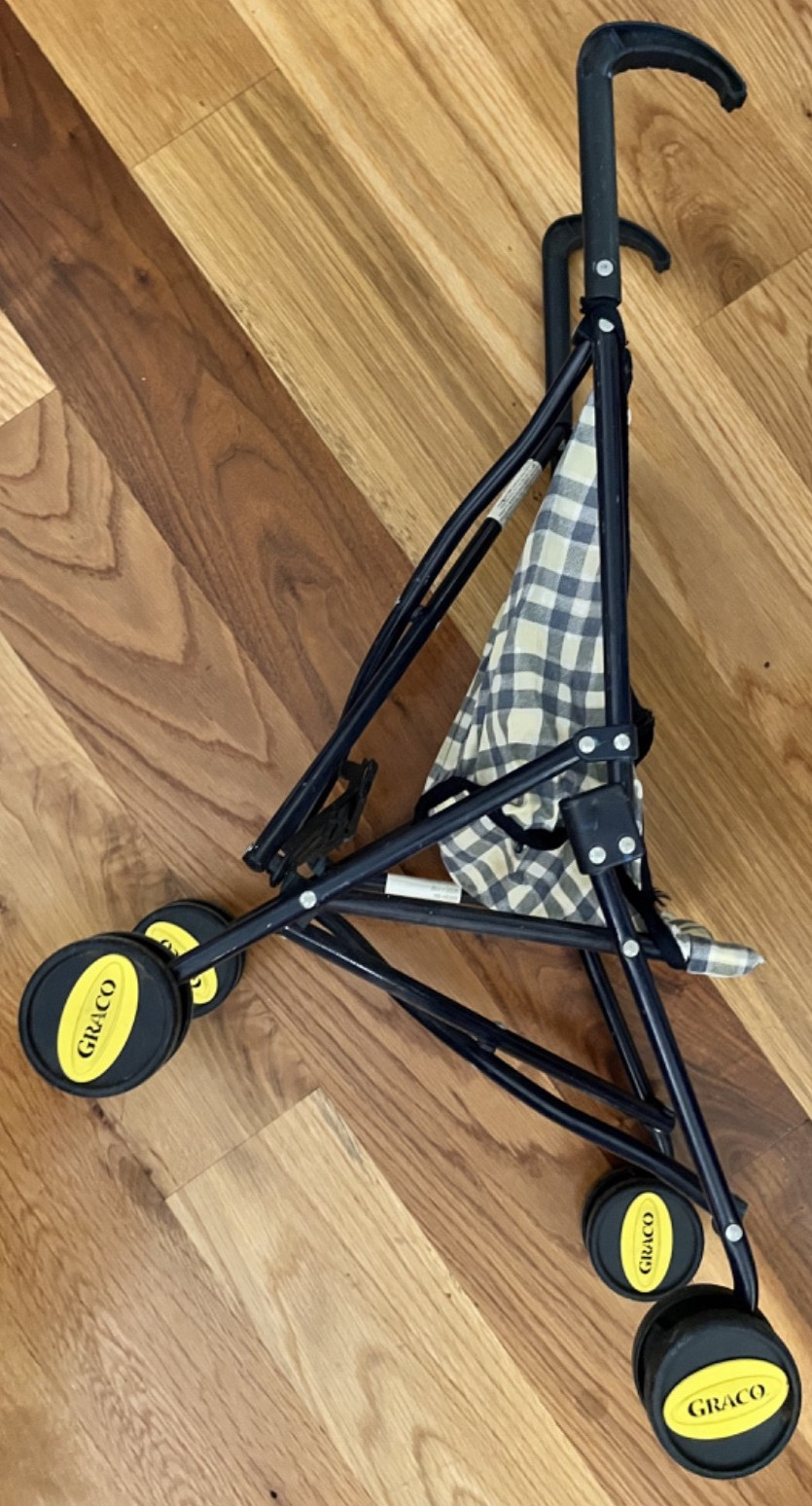 Graco Baby Dolls Umbrella Stroller Plaid Foldable