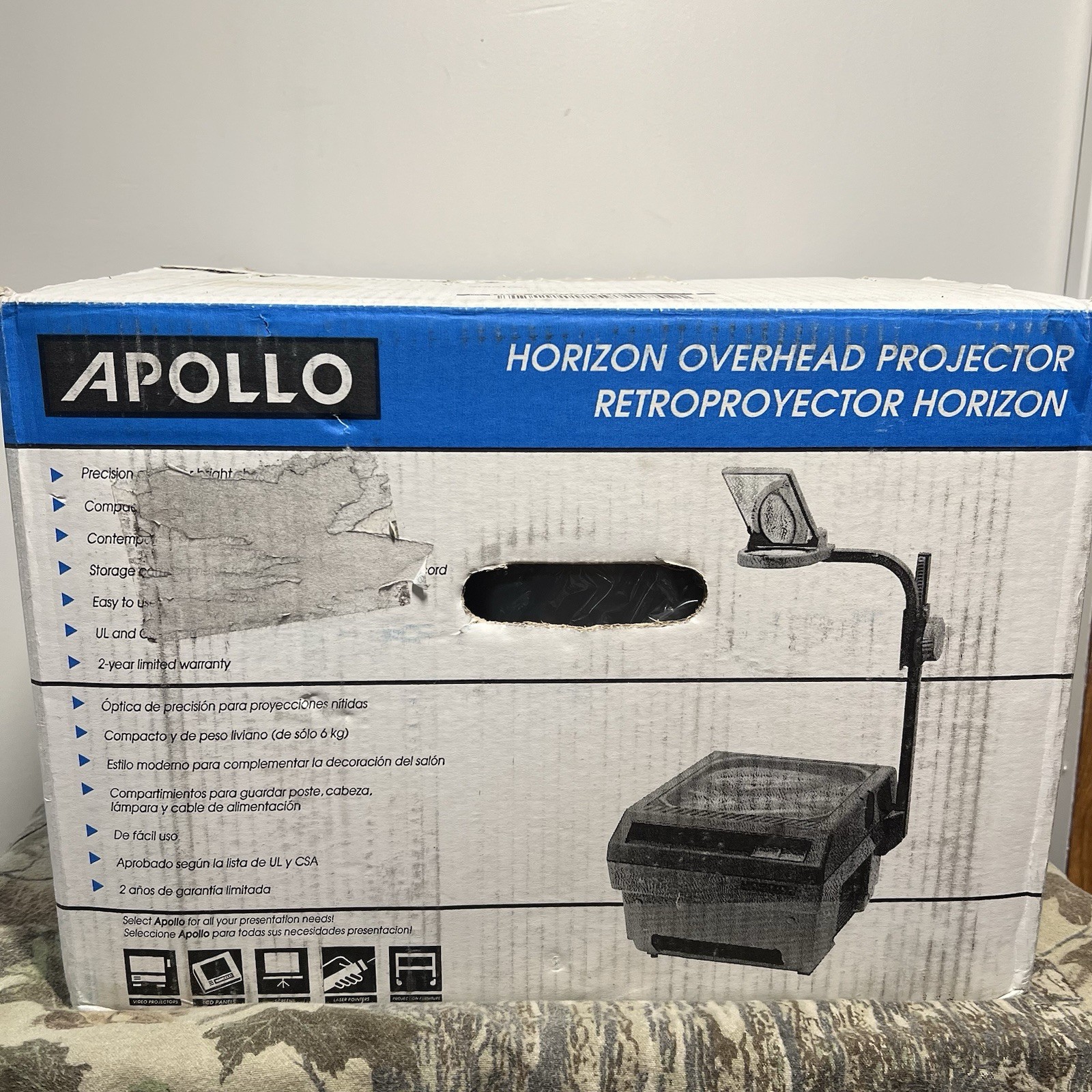 Vintage Horizon Apollo Overhead Projector Model 15000 Series NOS
