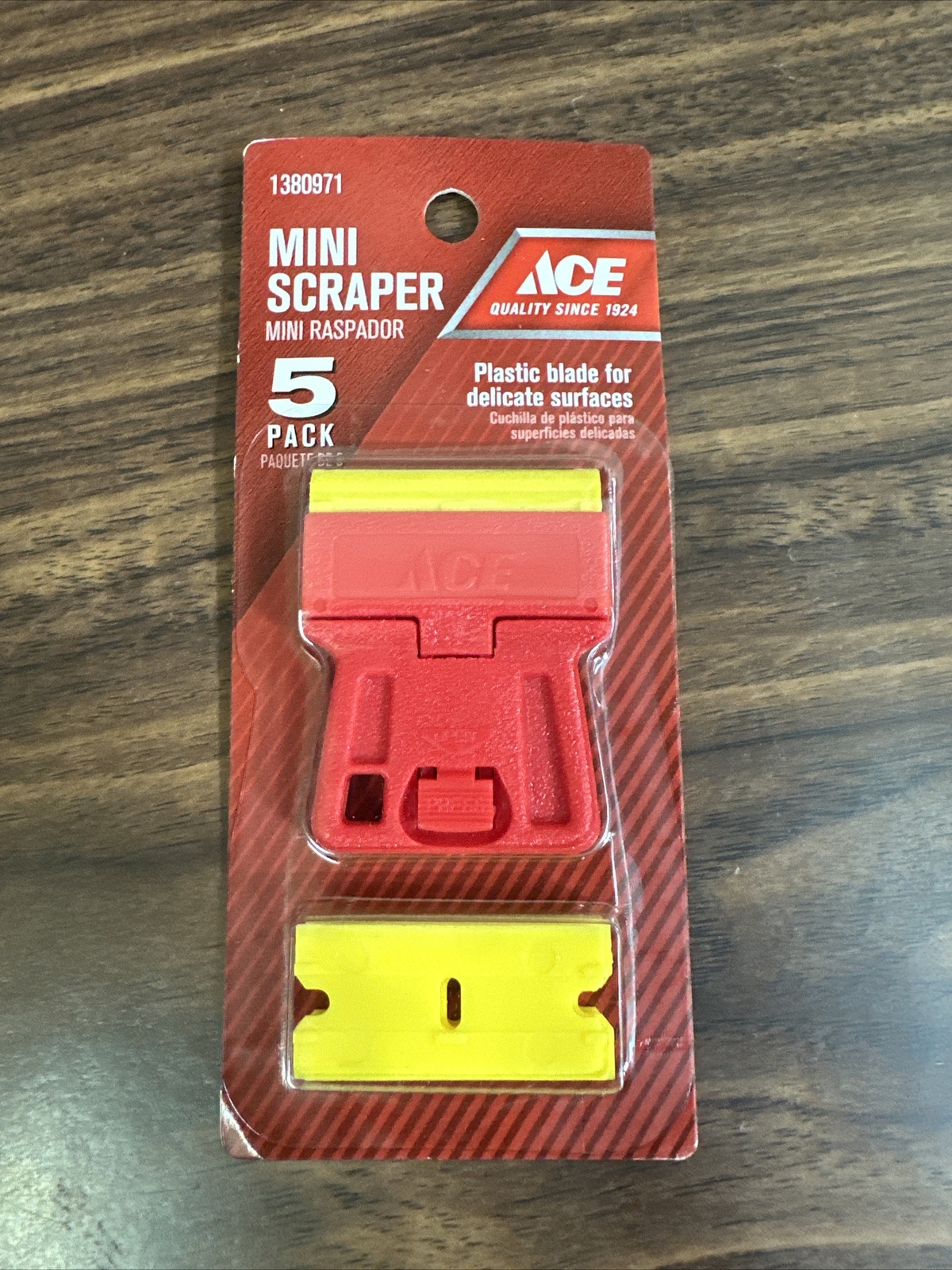 Ace Razor Scraper & Blades Set Plastic 1380971