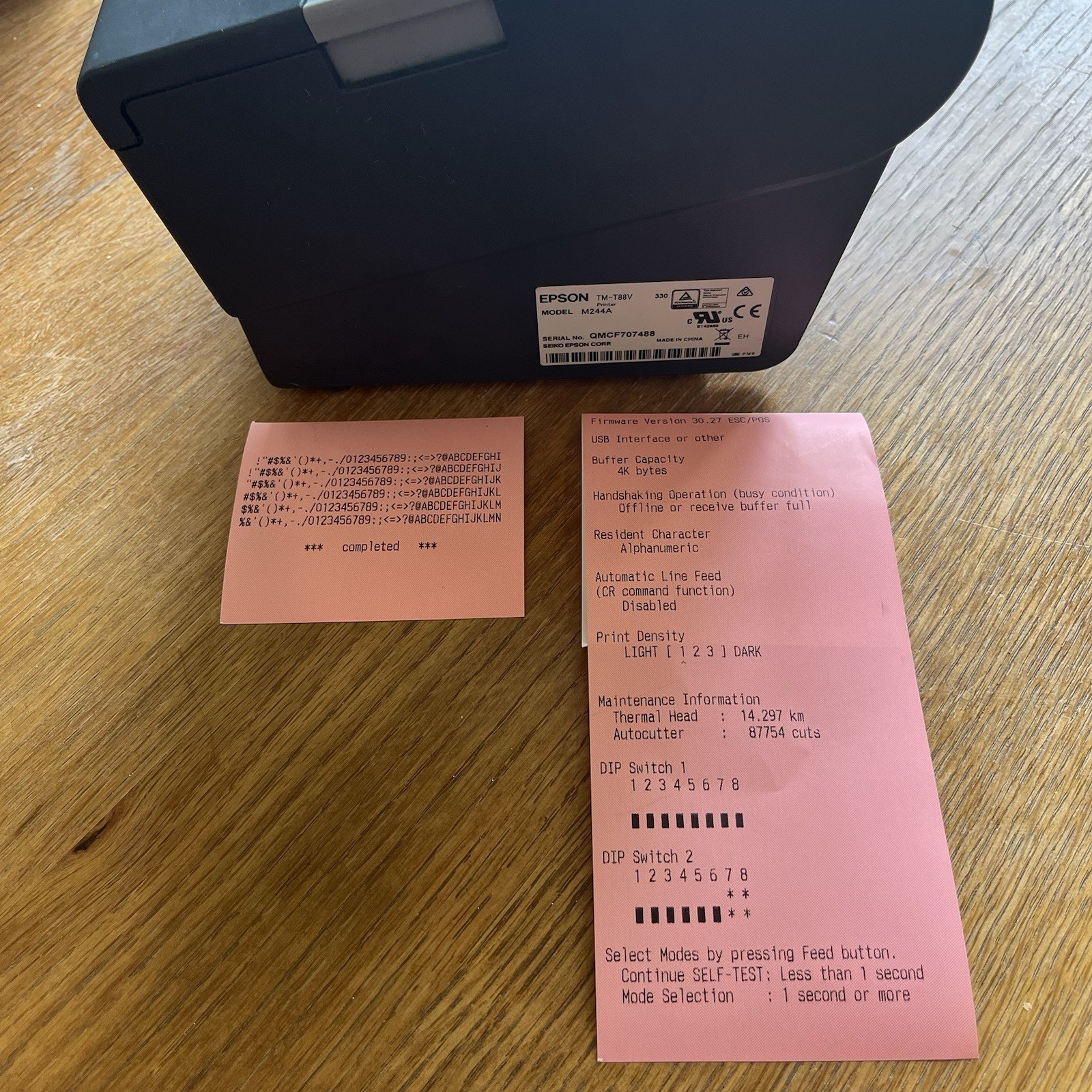 Epson OmniLink TM-T88VI Thermal Receipt Printer - Black