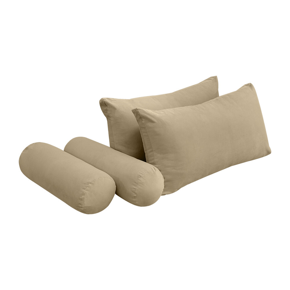 |SLIPCOVER ONLY| S.V2 Velvet Indoor Daybed Mattress Pillow Knife Edge Full AD304