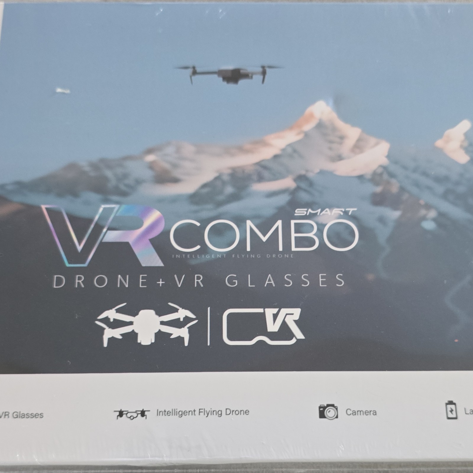 VR COMBO Ready to Fly Drone Camera Bundle w/ VR Glasses & App Controller