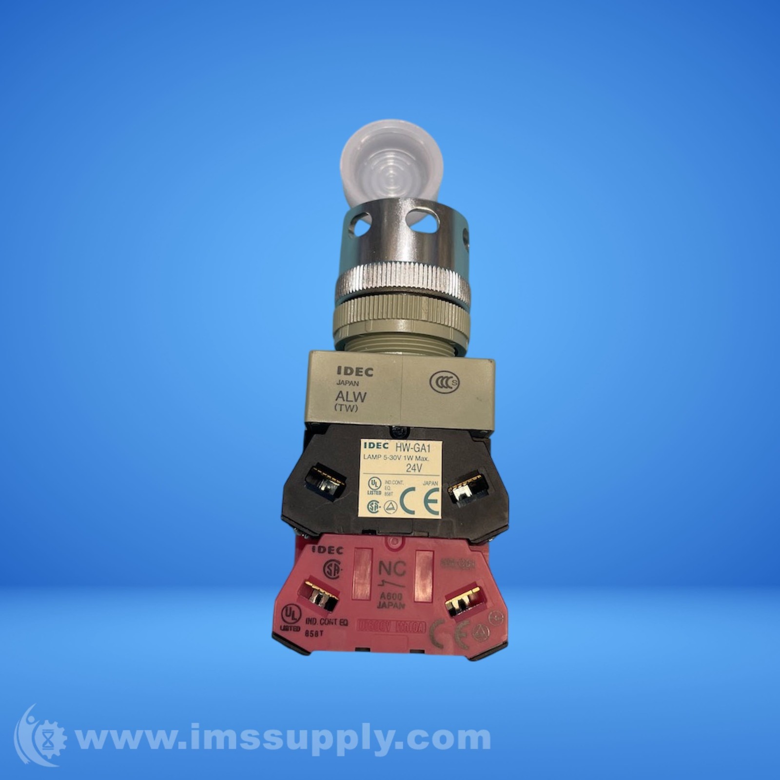 Idec ALW 22mm Metal Bezel Pushbutton FNIP