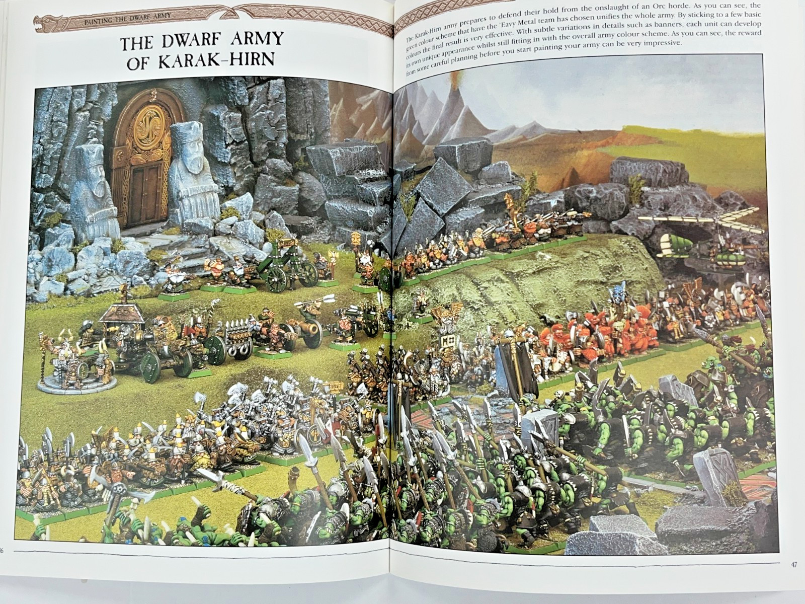Warhammer Dwarfs Army Book (2000) 6th Ed Games Workshop OOP