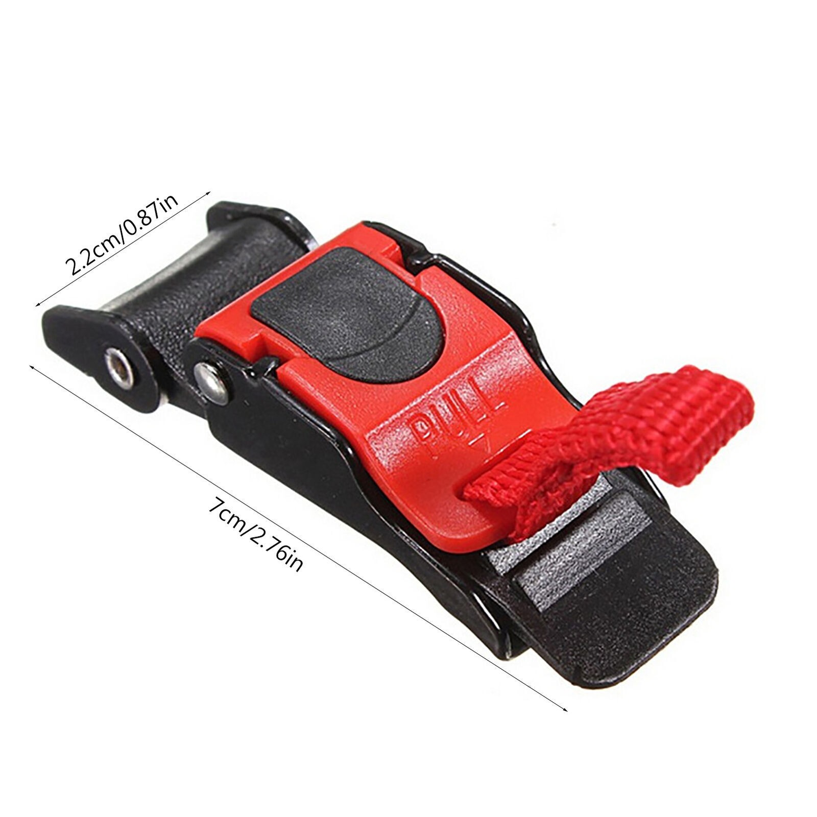 3Set Chin Strap Safety Buckle Clip Motorcycle Bike Helmet Quick Release Buckle