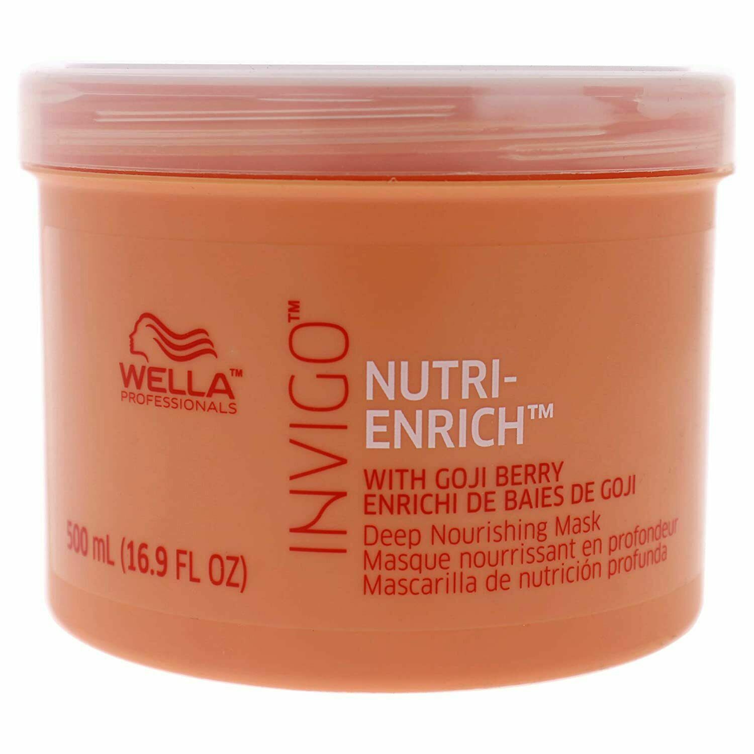 Wella Invigo Nutri-Enrich Deep Nourishing Mask 16.9 oz   new fresh