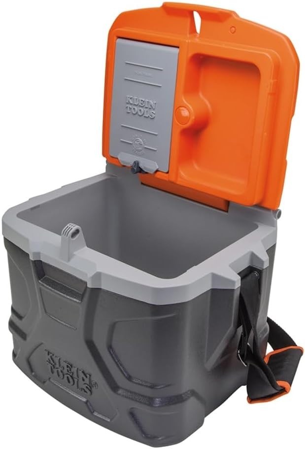Klein Tools 55600 Work Cooler / Lunch Box, 17-Quart, Seats 300 Lb