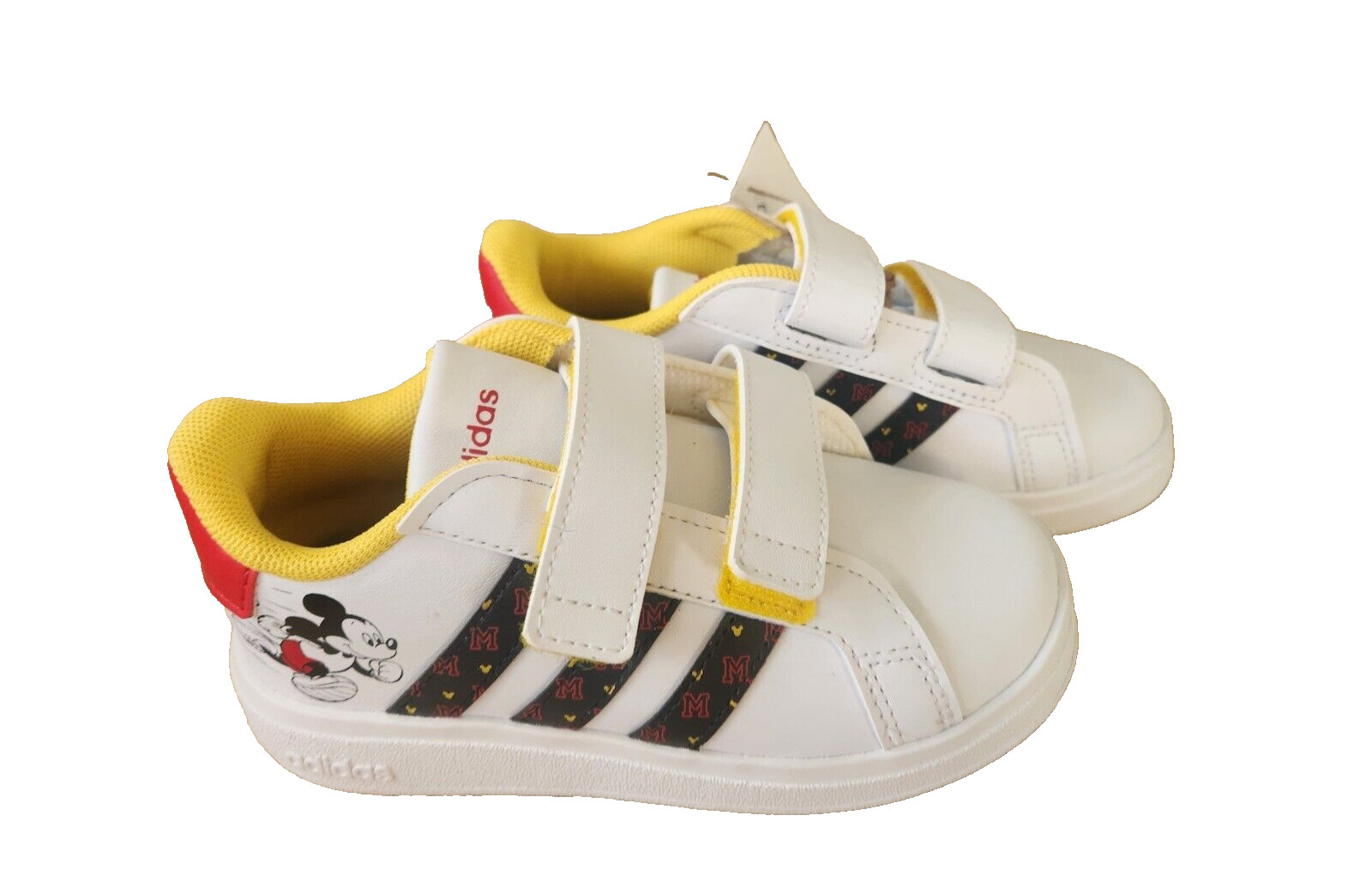 ADIDAS  DISNEY GRAND COURT MICKEY HOOK-AND-LOOP SHOES Size 9 K and 10 K