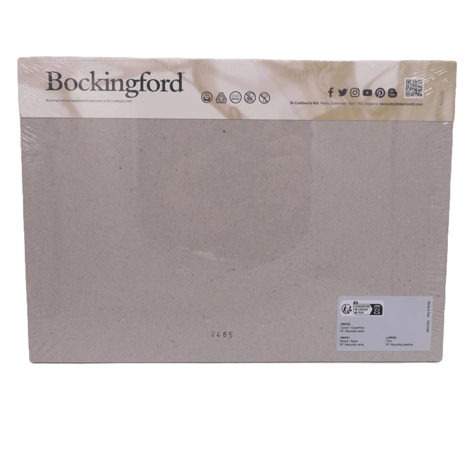 Bockingford Watercolour Pad Glued bound Paper A4 Rough