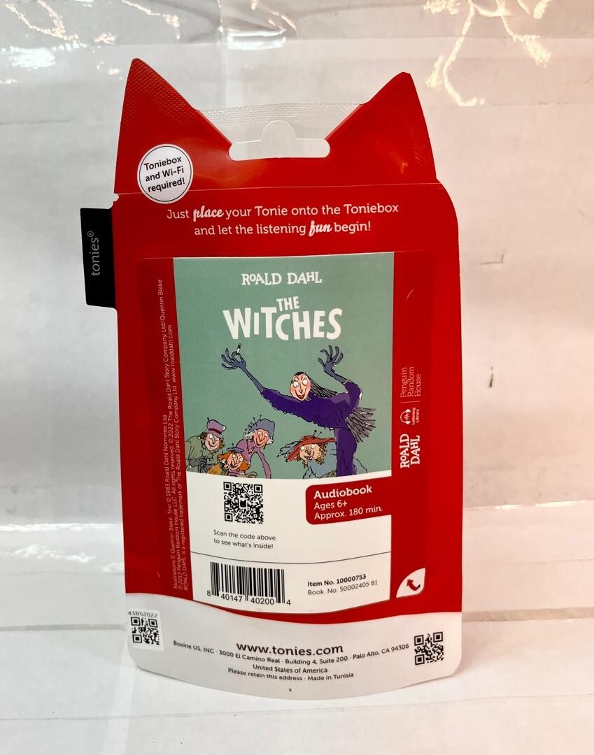 Tonies The Witches Audio Play Character by Roald Dahl [10000753] NEW