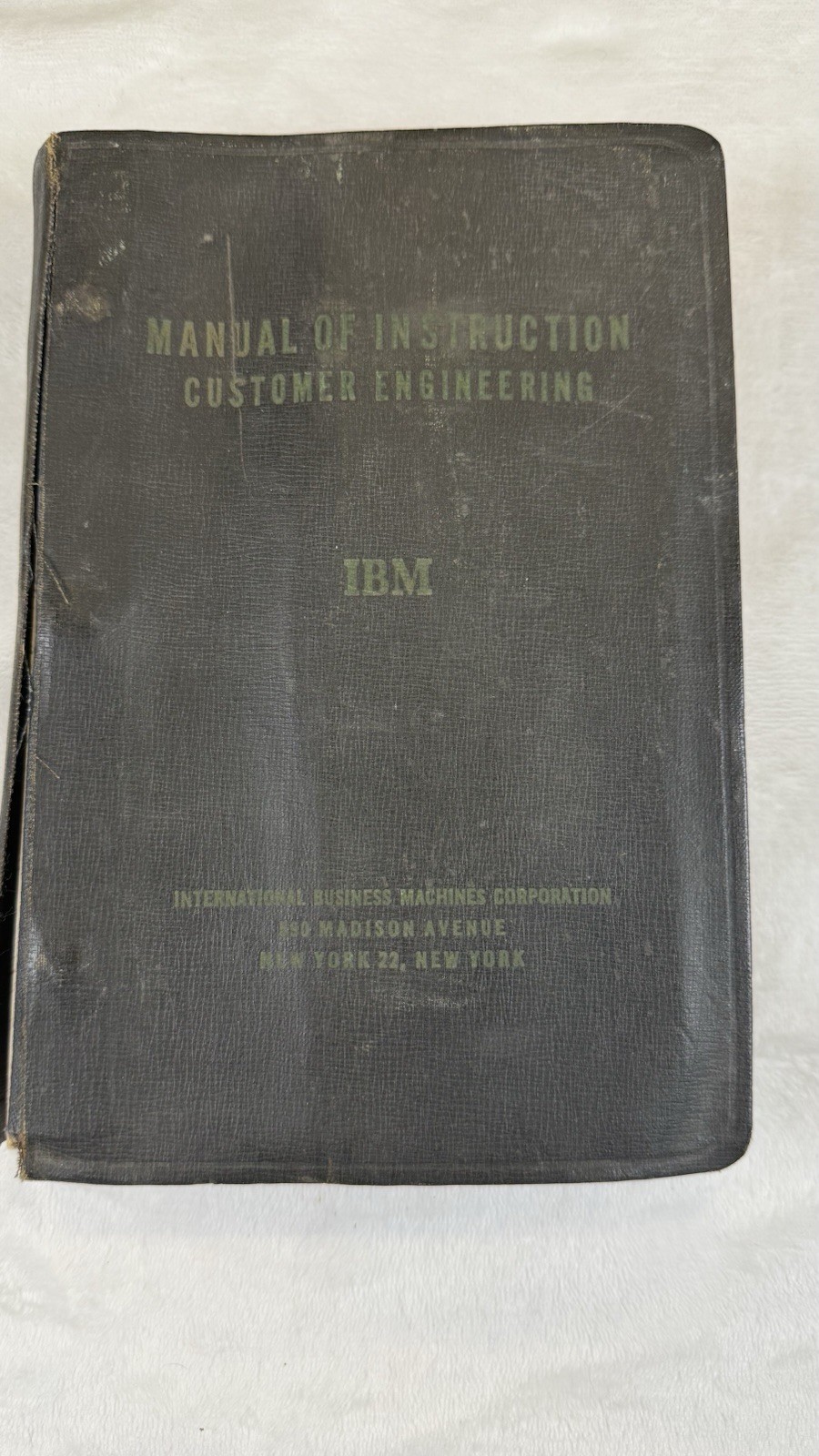 Vintage IBM 1948 Manual Of Instruction Customer Engineering Codes Book RARE