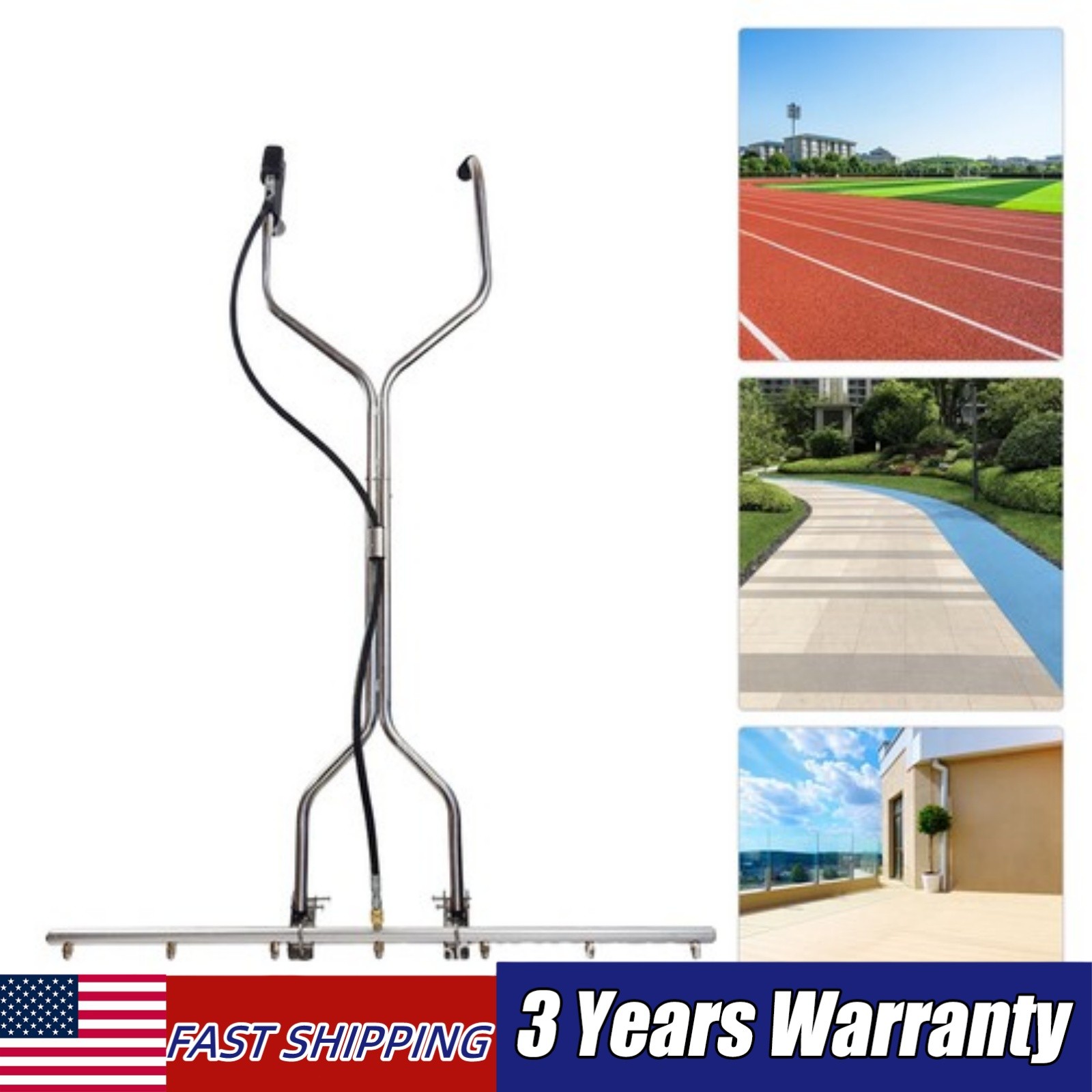 39" 7-Hole Water Broom For Hot and Cold Water Pressure Washer 100x160cm/39*63in