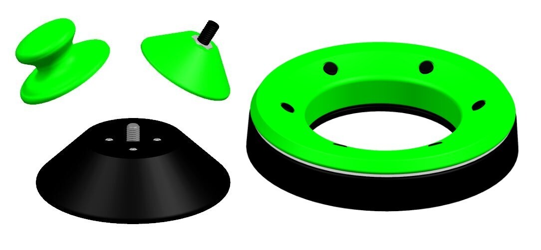 SpinBusterz Bowling "The Complete Kit" Spinner Stand, Hand/Drill Combo